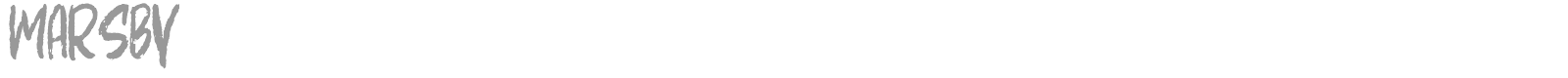 Marsby font preview