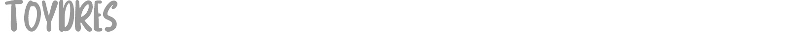 Toydres font preview