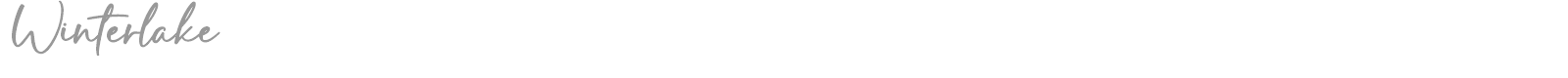 Winterlake font preview