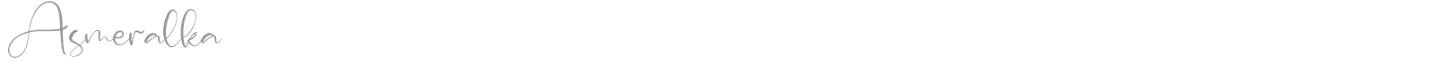 Asmeralka font preview