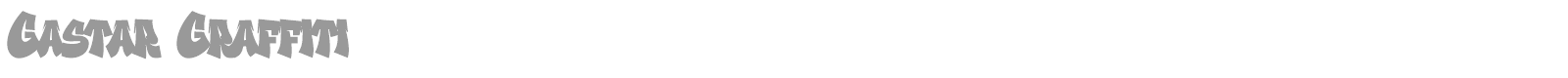 Gastar Graffiti font preview