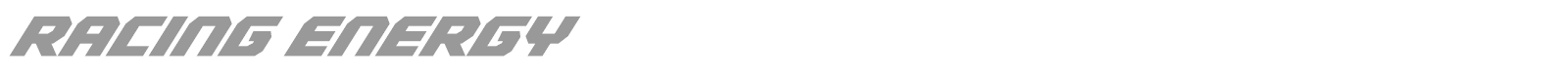 Racing Energy font preview