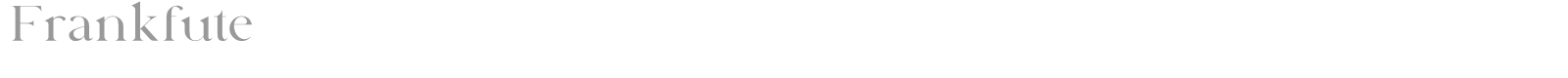Frankfute font preview