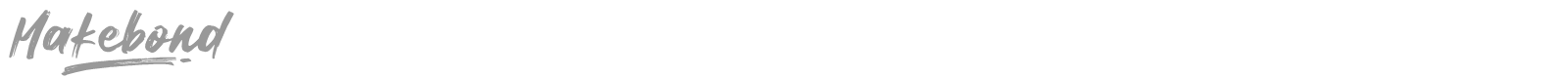 Makebond font preview