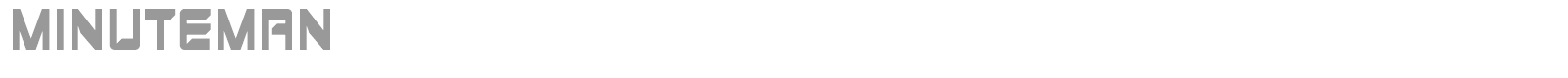 Minuteman font preview
