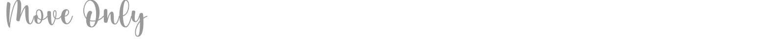 Move Only font preview