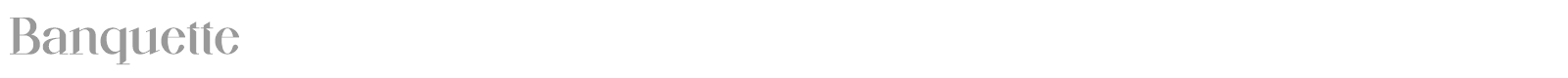 Banquette font preview