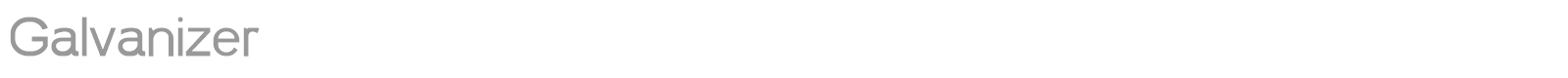 Galvanizer font preview