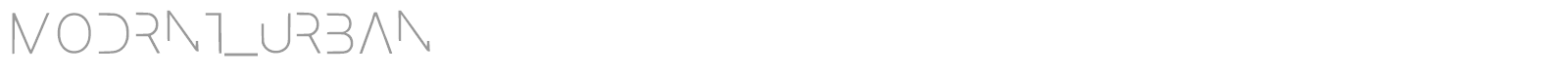 Modrnt Urban font preview