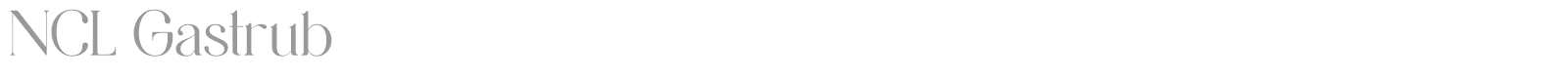 NCL Gastrub font preview