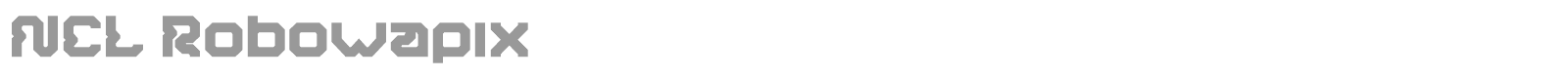 NCL Robowapix font preview