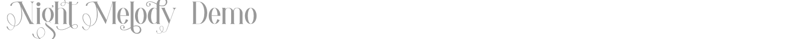 Night Melody font preview