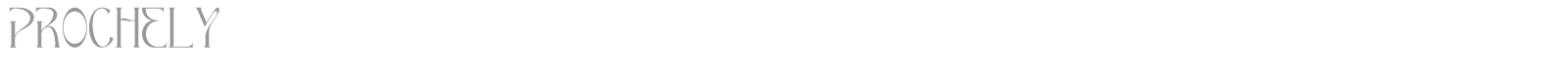 Prochely font preview