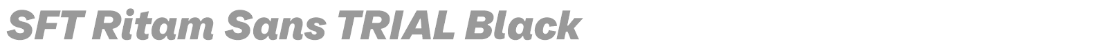SFT Ritam Sans font preview