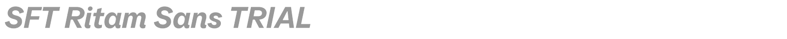 SFT Ritam Sans font preview
