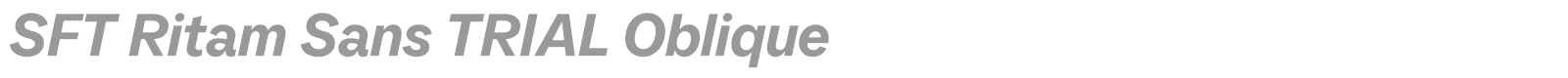 SFT Ritam Sans font preview
