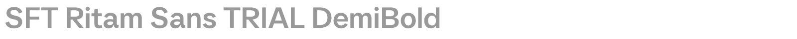 SFT Ritam Sans font preview