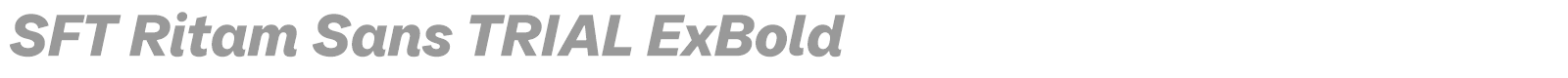 SFT Ritam Sans font preview