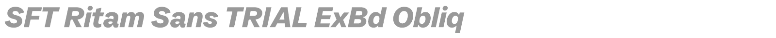 SFT Ritam Sans font preview
