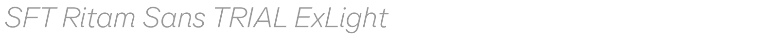 SFT Ritam Sans font preview