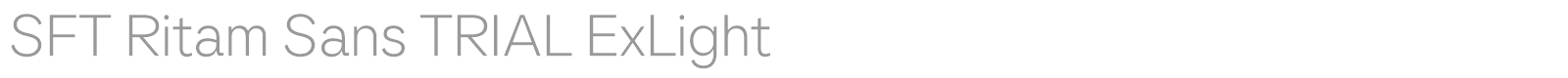 SFT Ritam Sans font preview