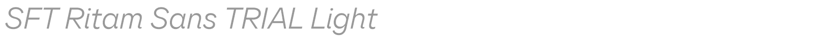 SFT Ritam Sans font preview