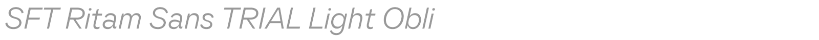 SFT Ritam Sans font preview