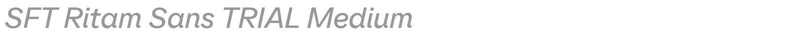 SFT Ritam Sans font preview