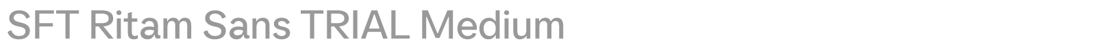 SFT Ritam Sans font preview
