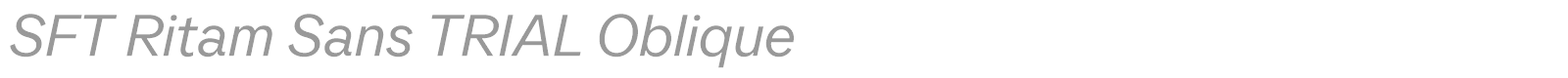 SFT Ritam Sans font preview