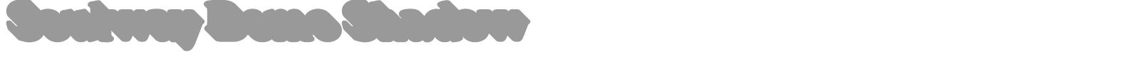 Soulway font preview