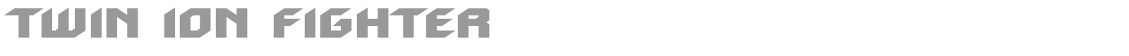 Twin Ion font preview