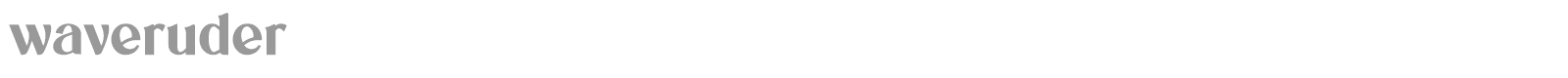 Waveruder font preview