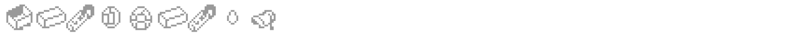 Mine Dings font preview