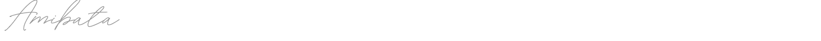 Amibata font preview