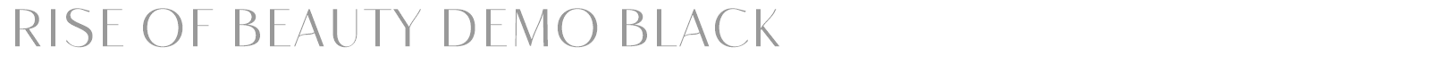 Rise of Beauty font preview