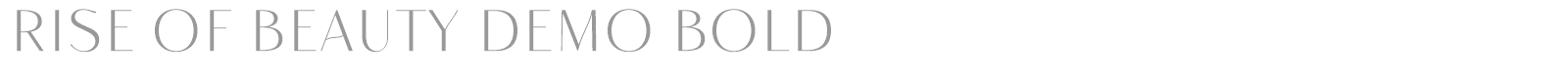 Rise of Beauty font preview