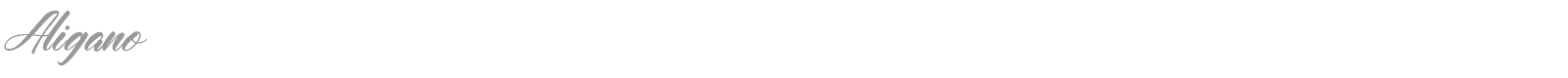 Aligano font preview