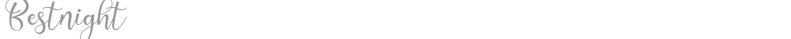 Bestnight font preview