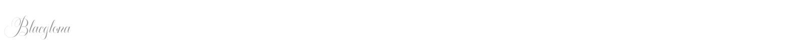 Blacglona font preview