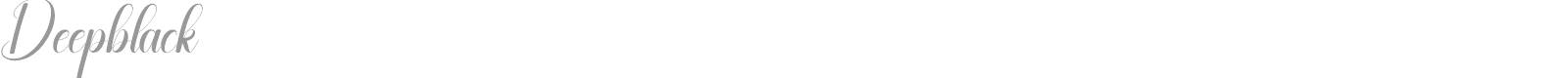 Deepblack font preview