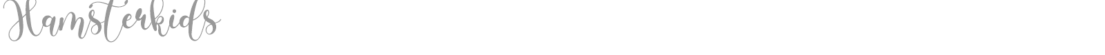 Hamsterkids font preview