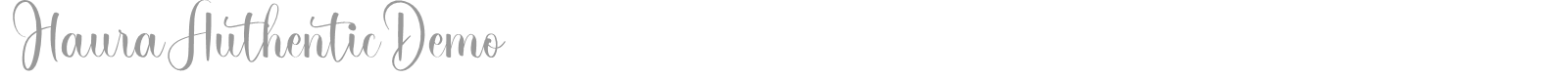 Haura Authentic font preview