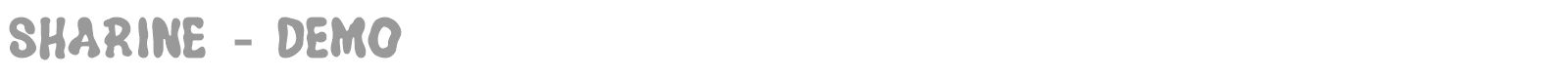 Sharine font preview