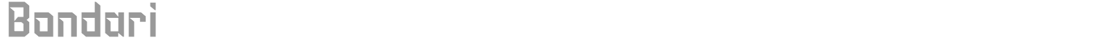 Bondari font preview