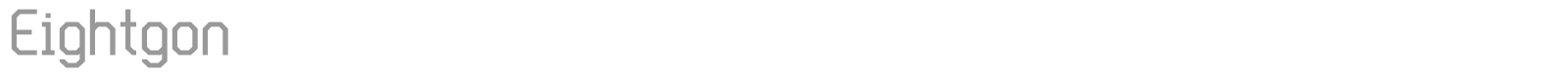 Eightgon font preview