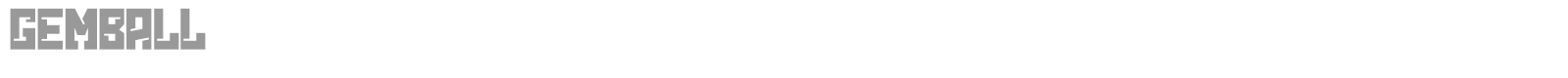 Gemball font preview
