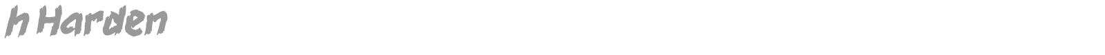 h Harden font preview