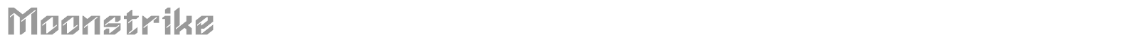 Moonstrike font preview