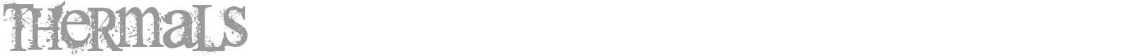 Thermals font preview